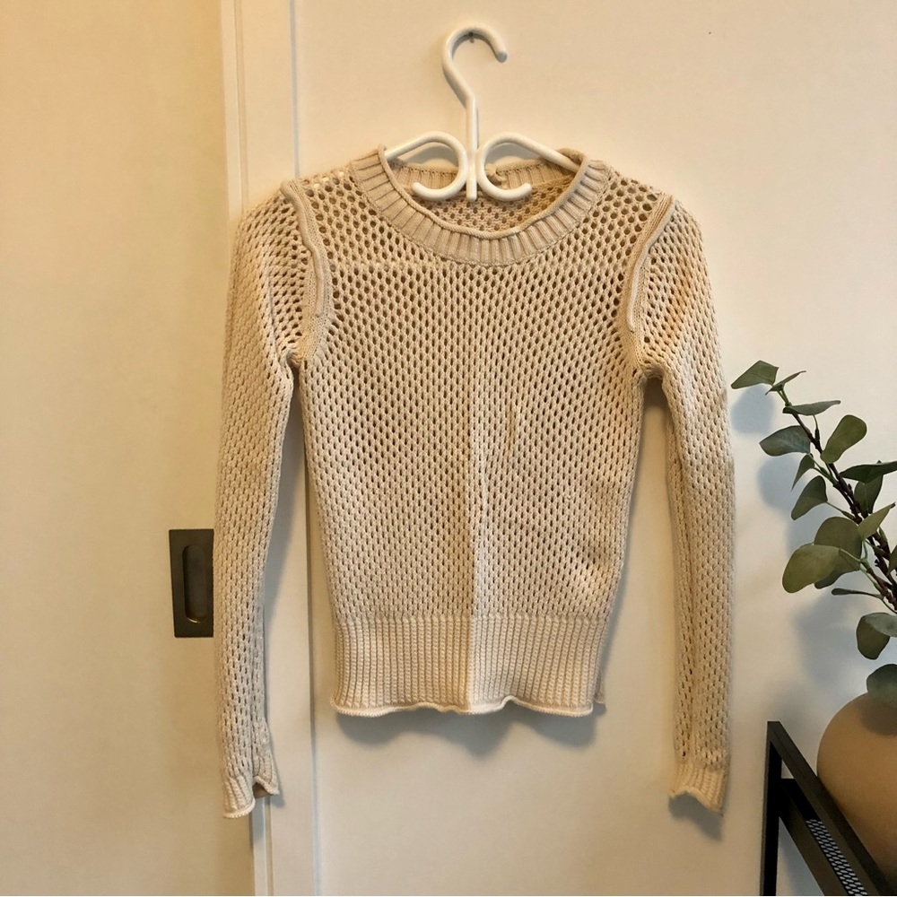 WILFRED cozy net sweater | S